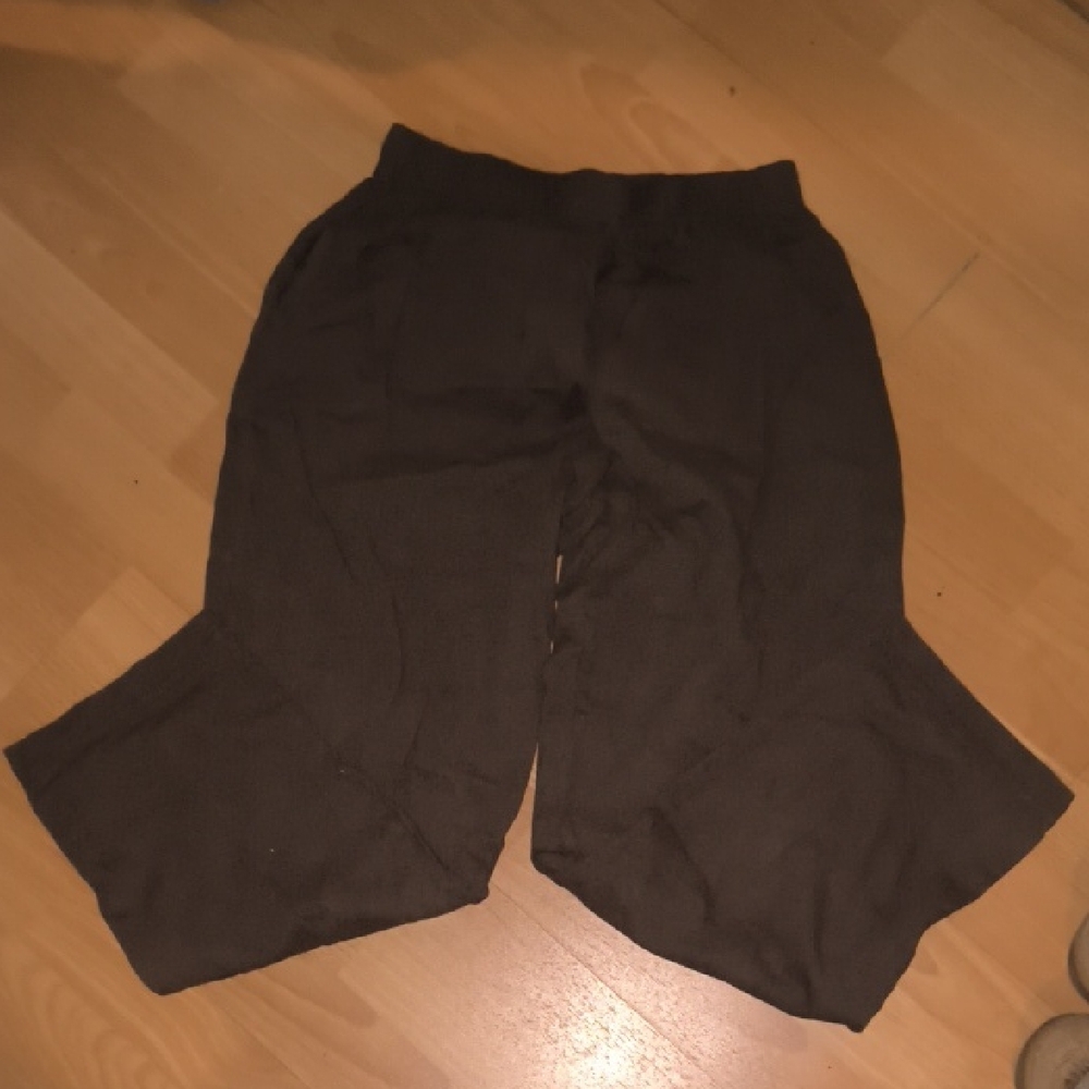 cotton basics | Elegant Dark Brown Women's Capris
